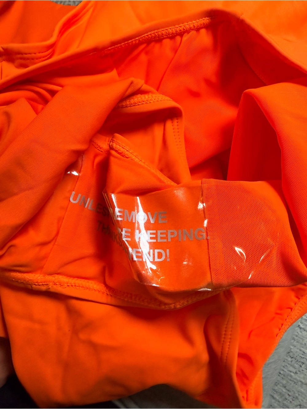 NWT TA3 V-Neck Plungey One-Piece Swimsuit in Bright Orange Size 3X long - Picture 5 of 10